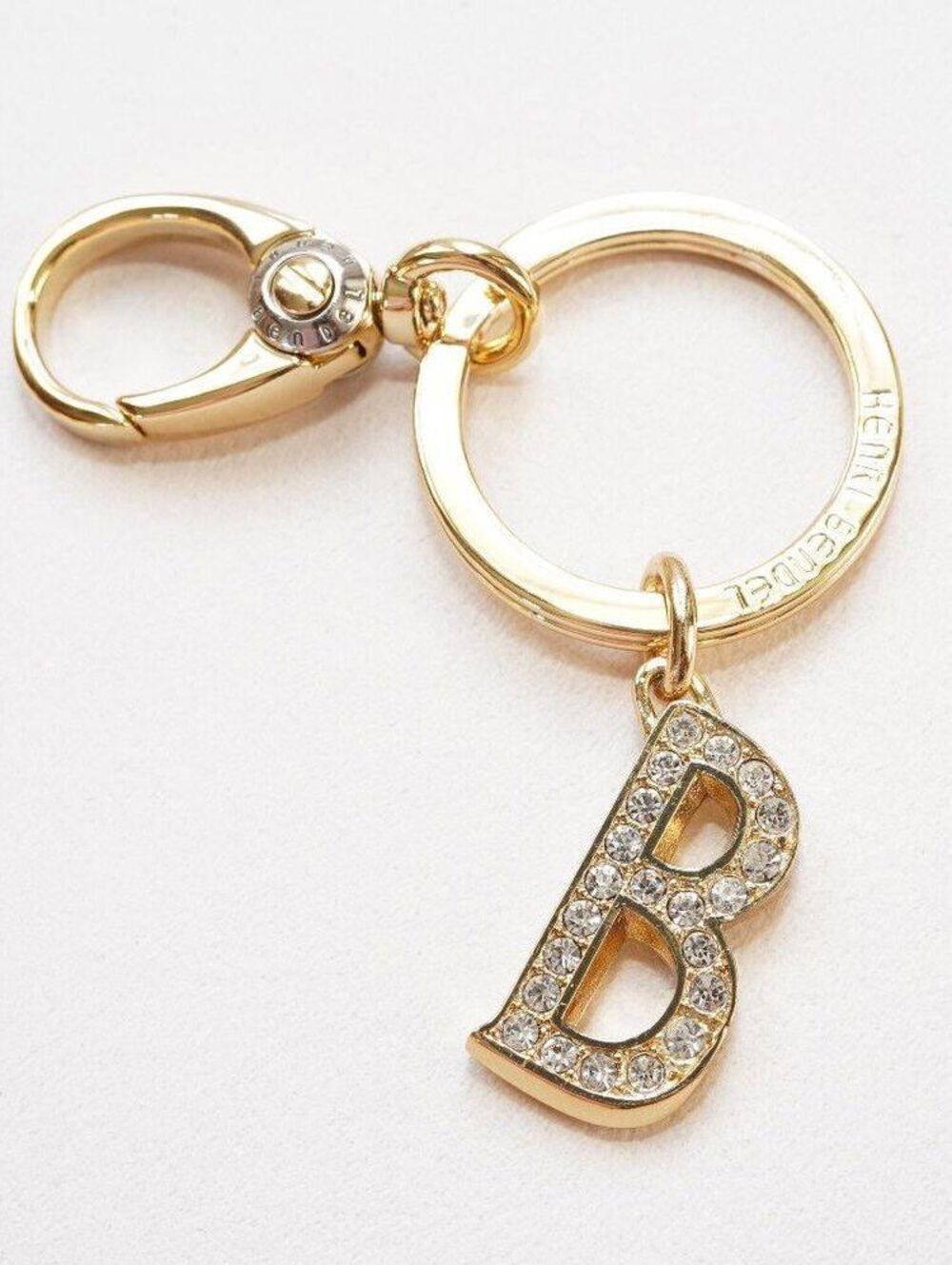 Henri Bendel Monogram B Keychain